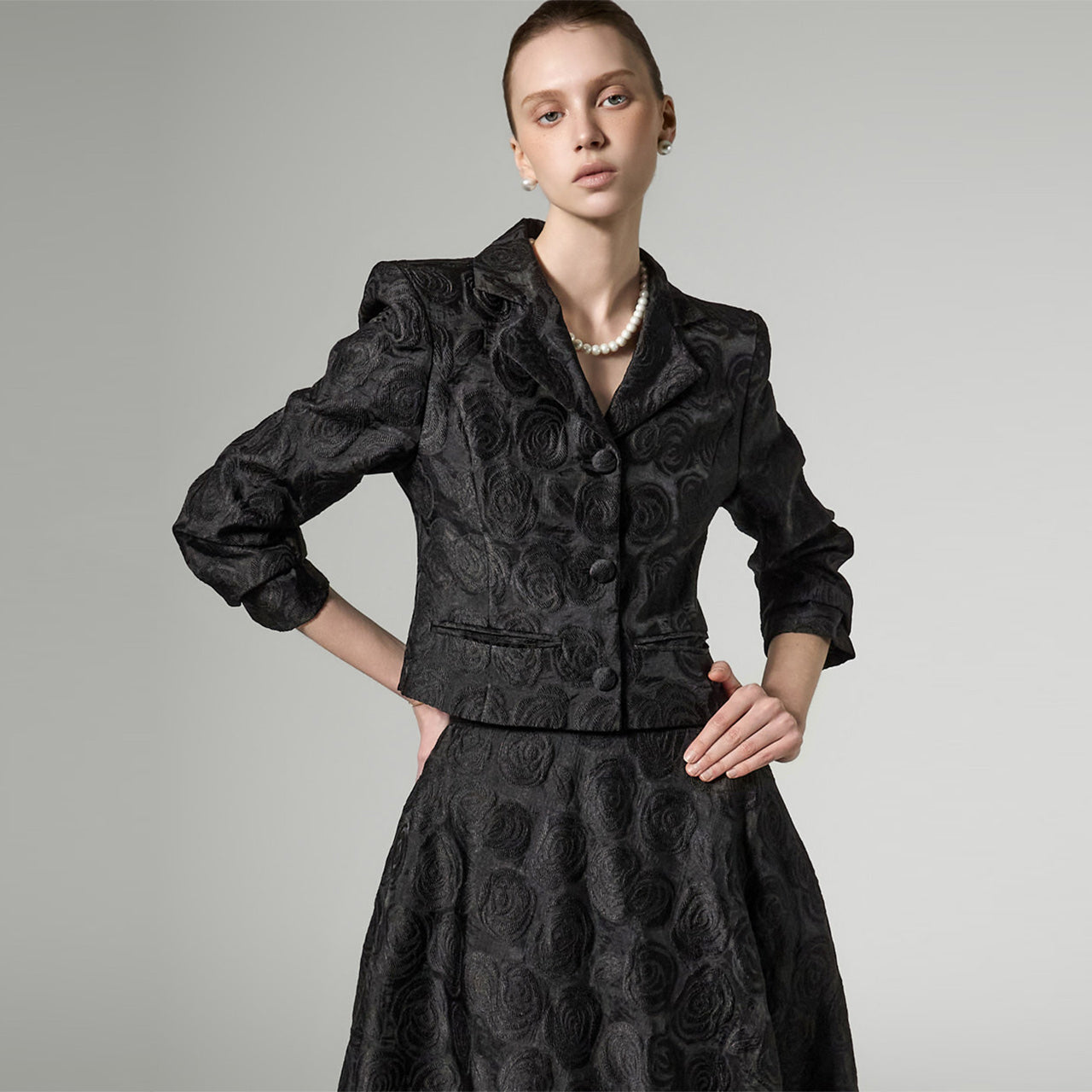 J3118 Flower Pattern Jacket