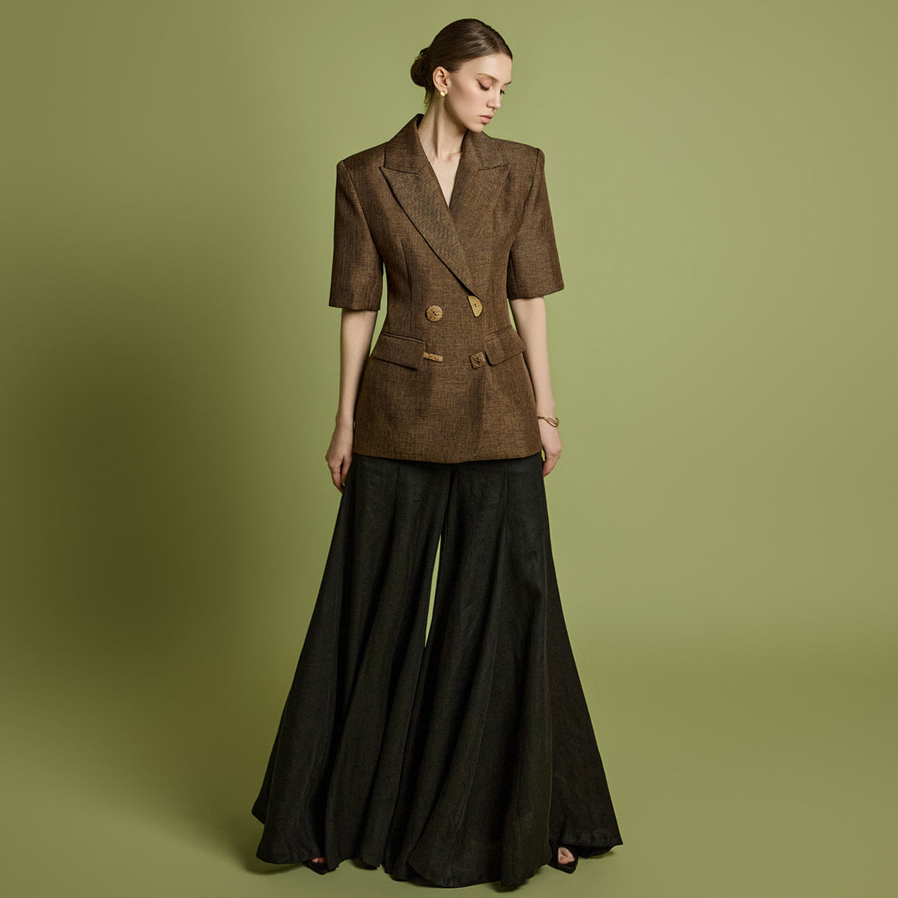 J9313 Double Button Jacket