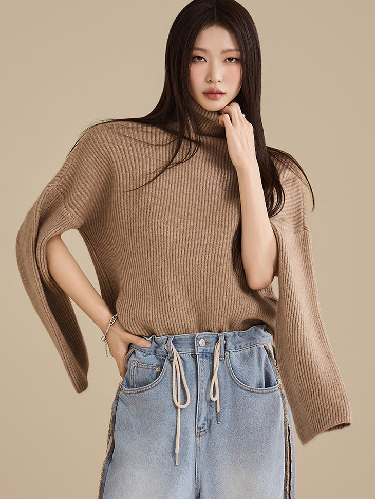 E3209 Multi-way Turtleneck Knit