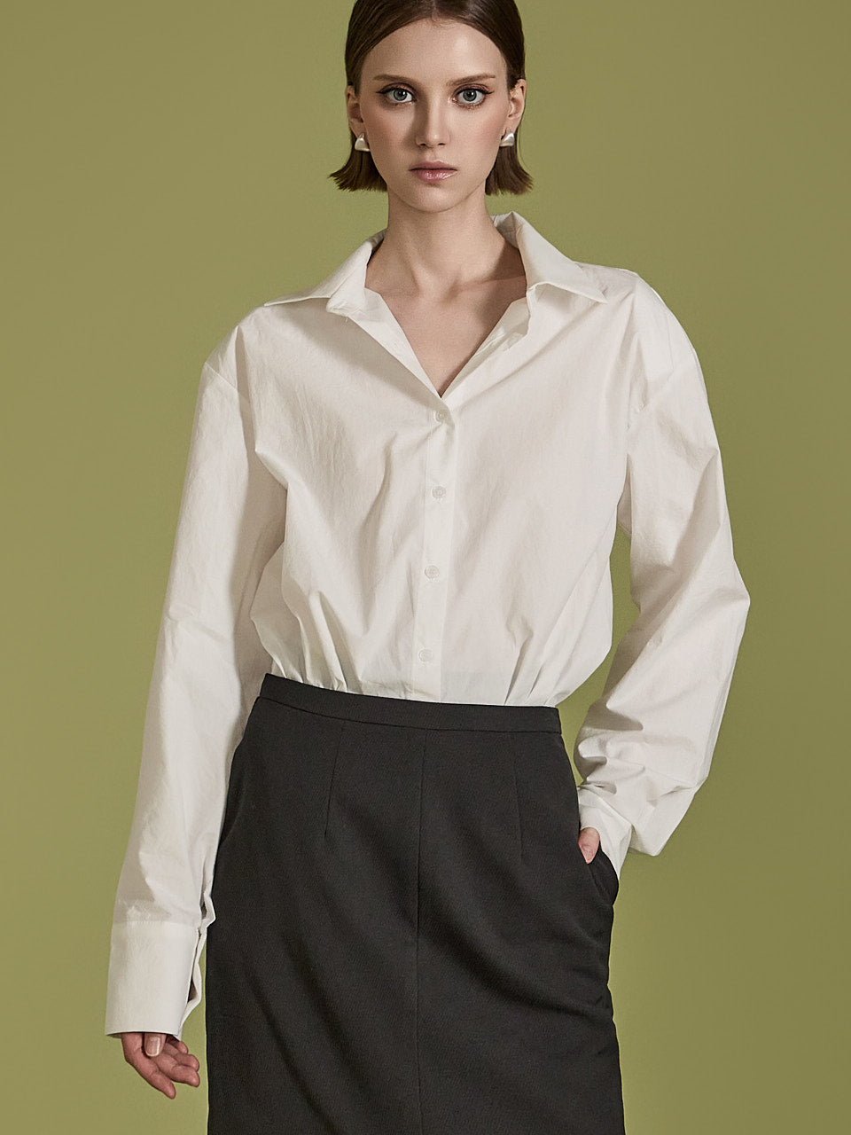 S699 Roll-up Shoulder Pad Shirt