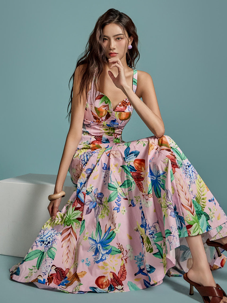 D9502 Tropical Dress