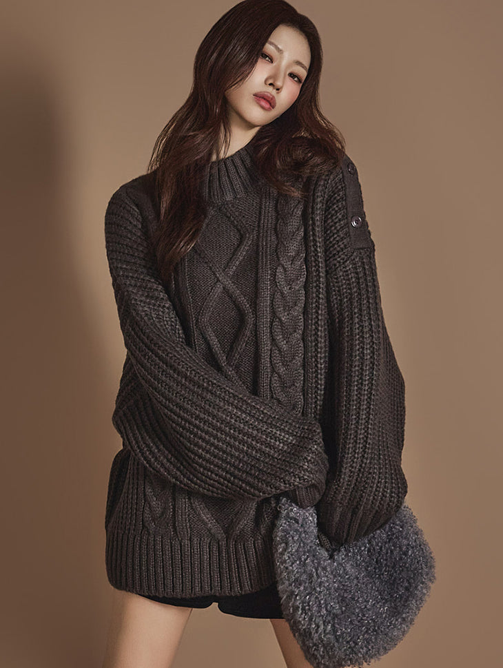 E3599 Twist wool Knit