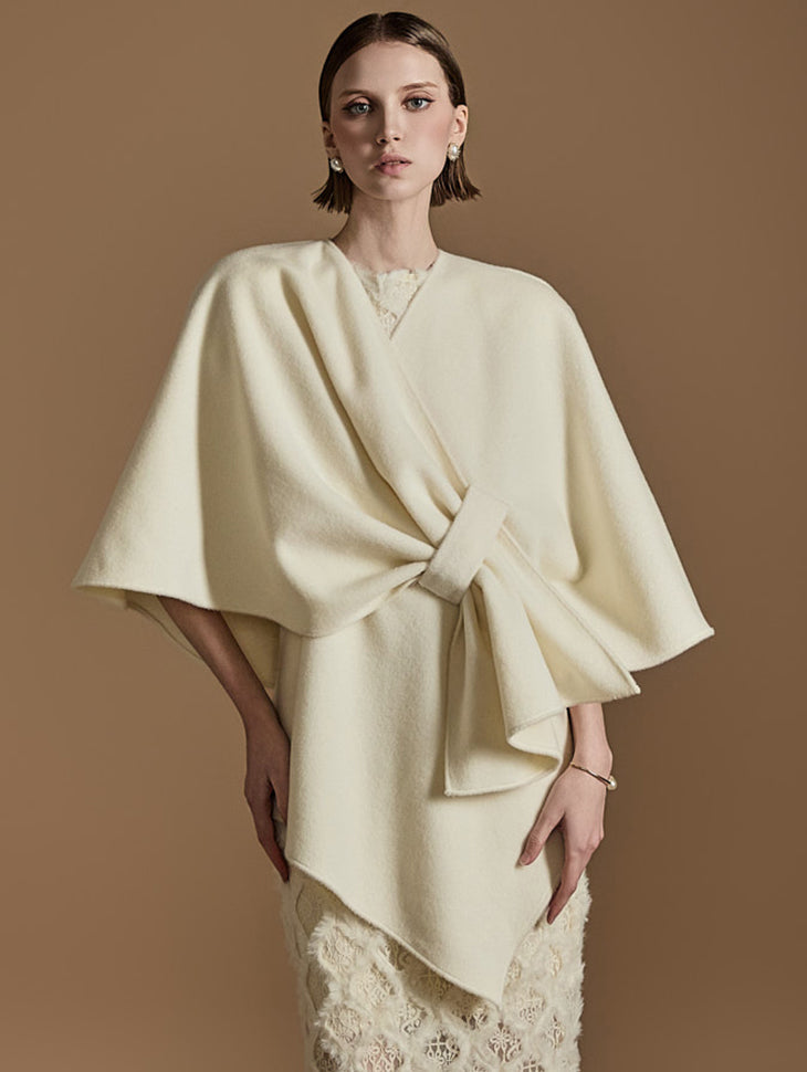 J9208 Wool shawl cape