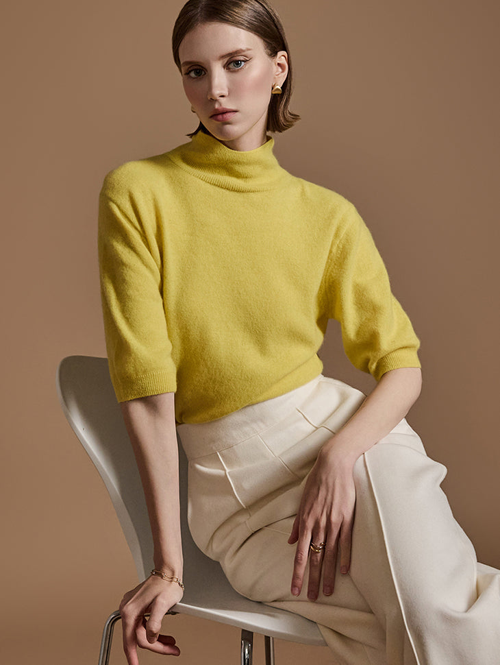 E3577 Wool Turtleneck Knit