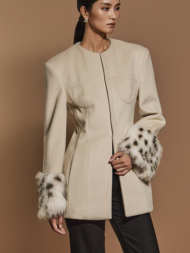 J2460 Sleeve fur Jacket