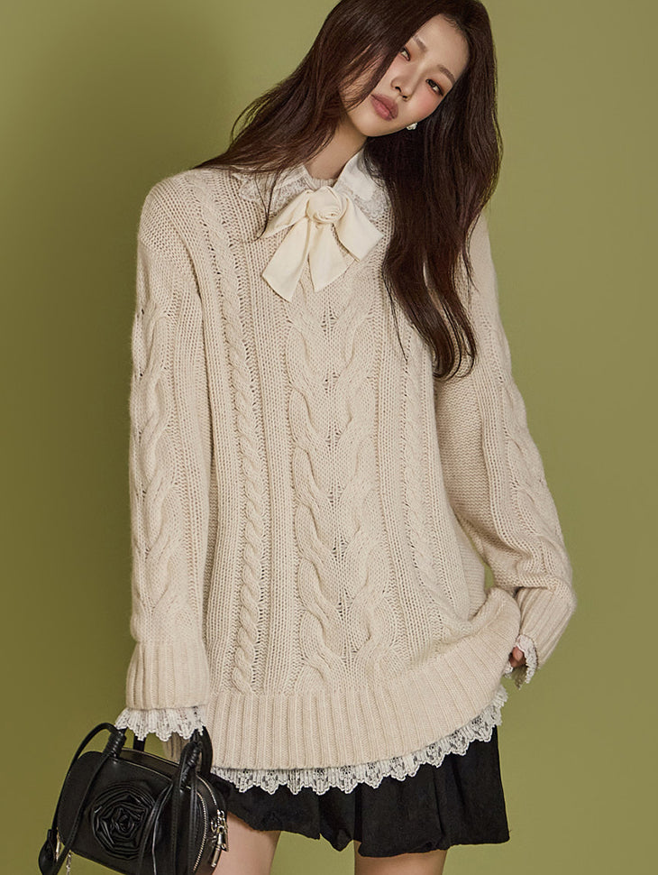 E3555 Corsage Set Knit