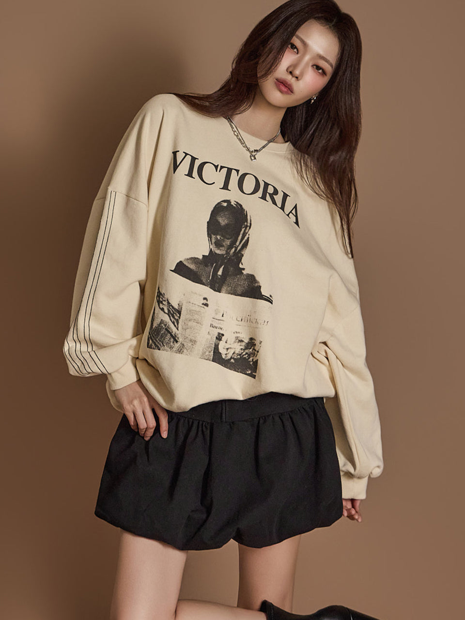 E3553 Printed Sweatshirt