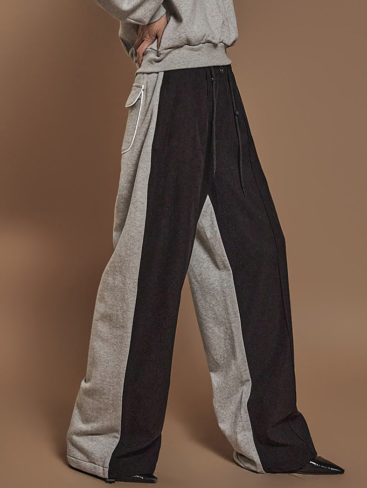 P3303 Color Contrasting sweat Pants