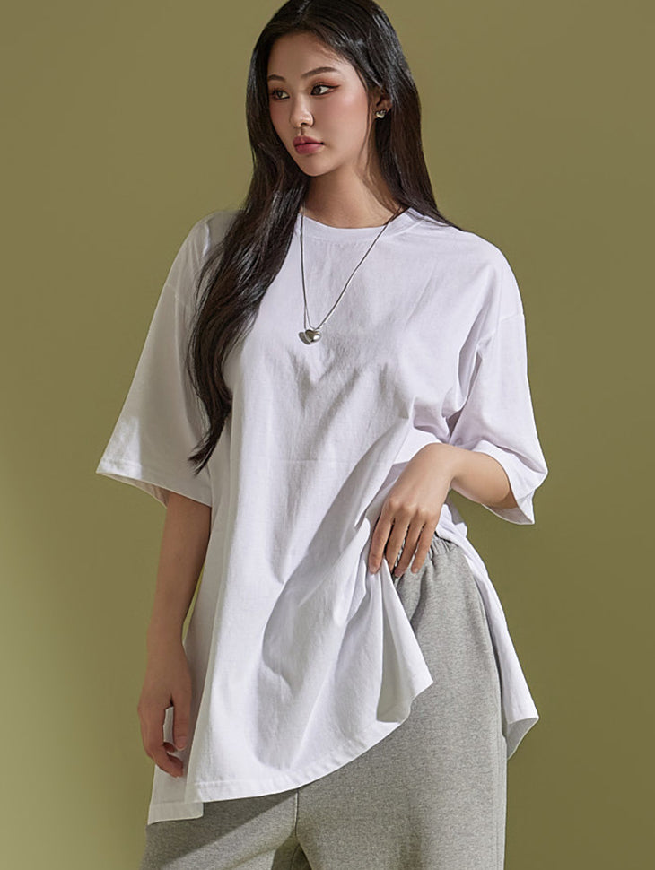 E3322 Side Slit T-Shirt