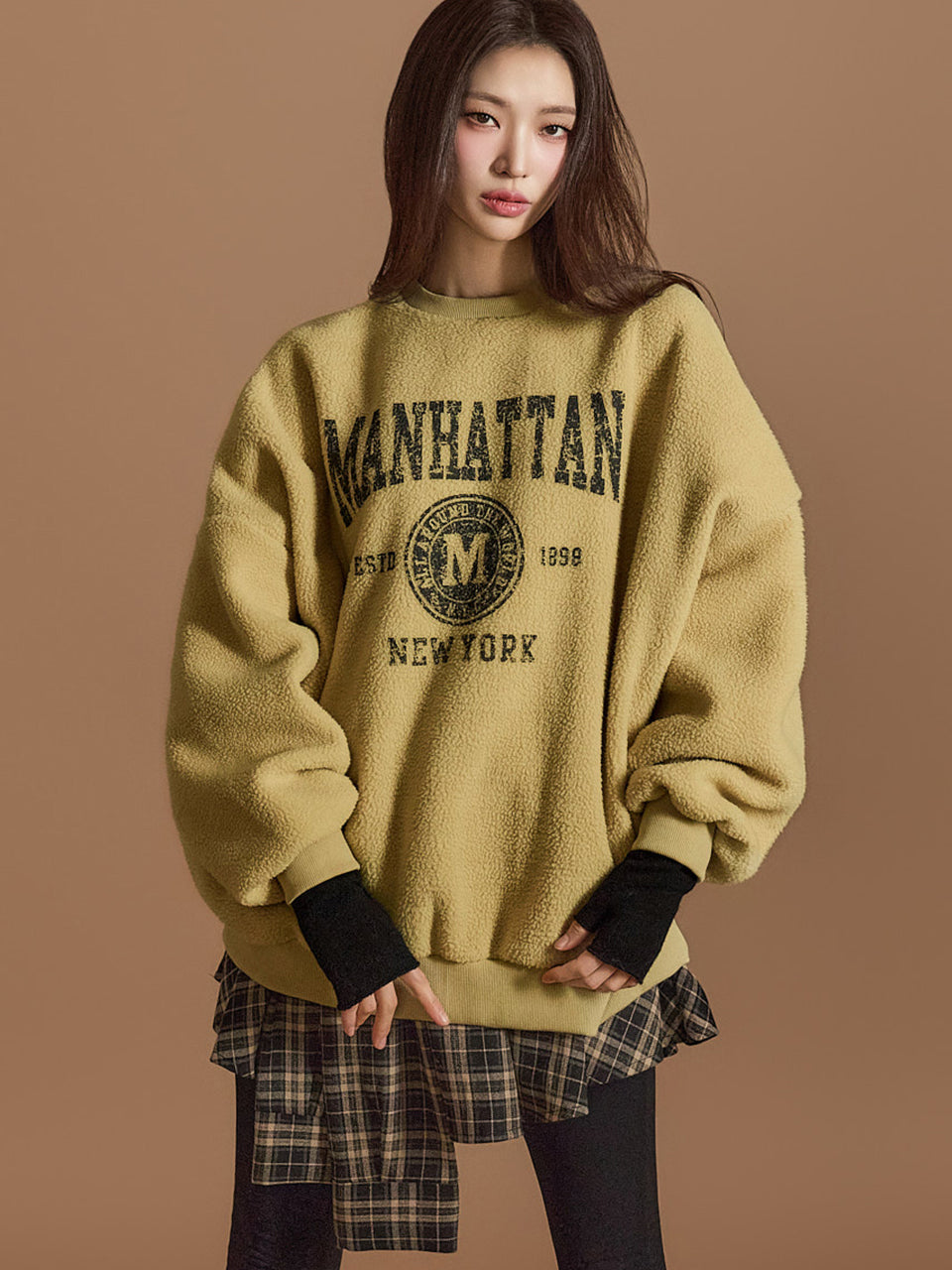 E3664 Fleece-lined Sweatshirt