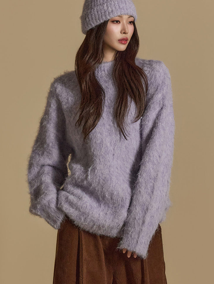 E3663 Fur Wool Knit