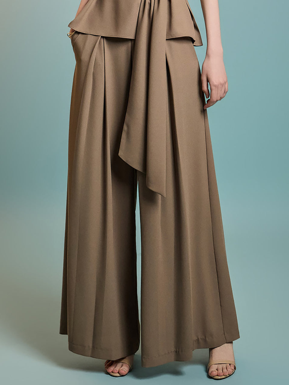 P3510 ピンタックワイドスラックス