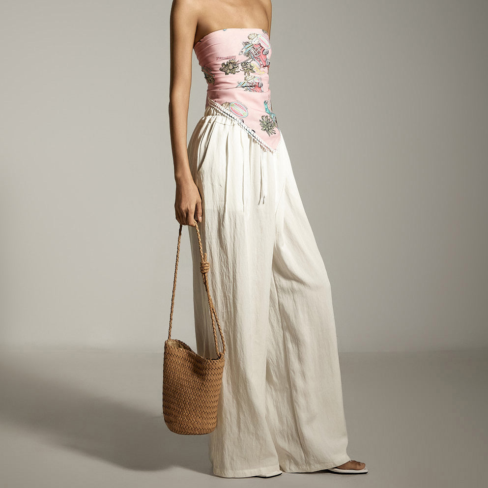 P3578 ピンタックパンツ