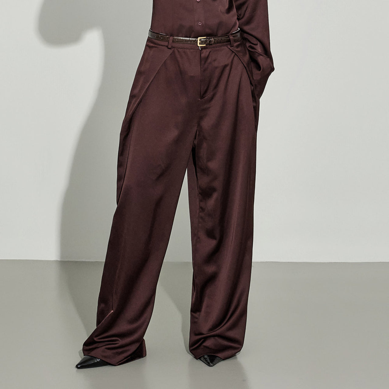 P3682 Satin Slacks