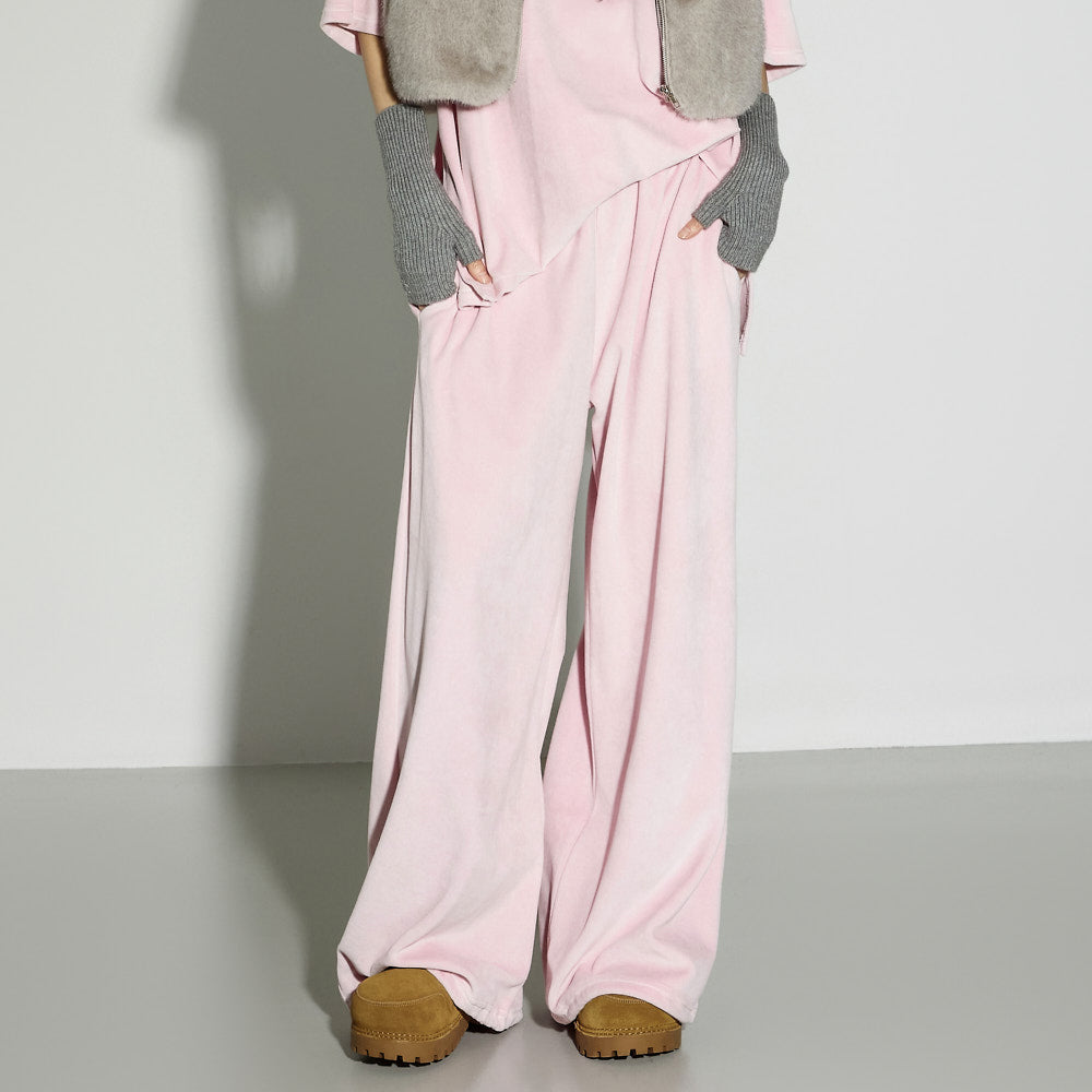 P3696 Velvet Sweat Pants