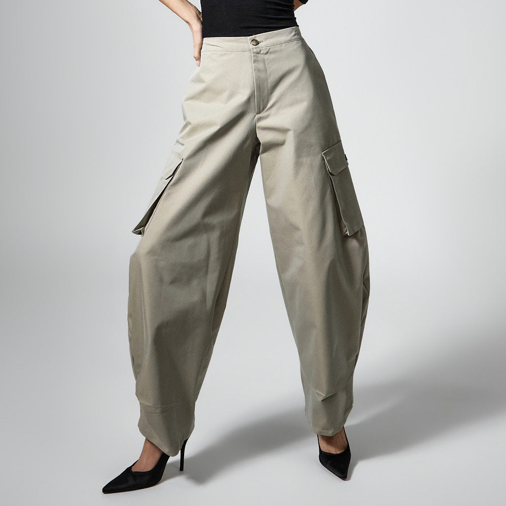 P3738 Cargo Pintuck Pants