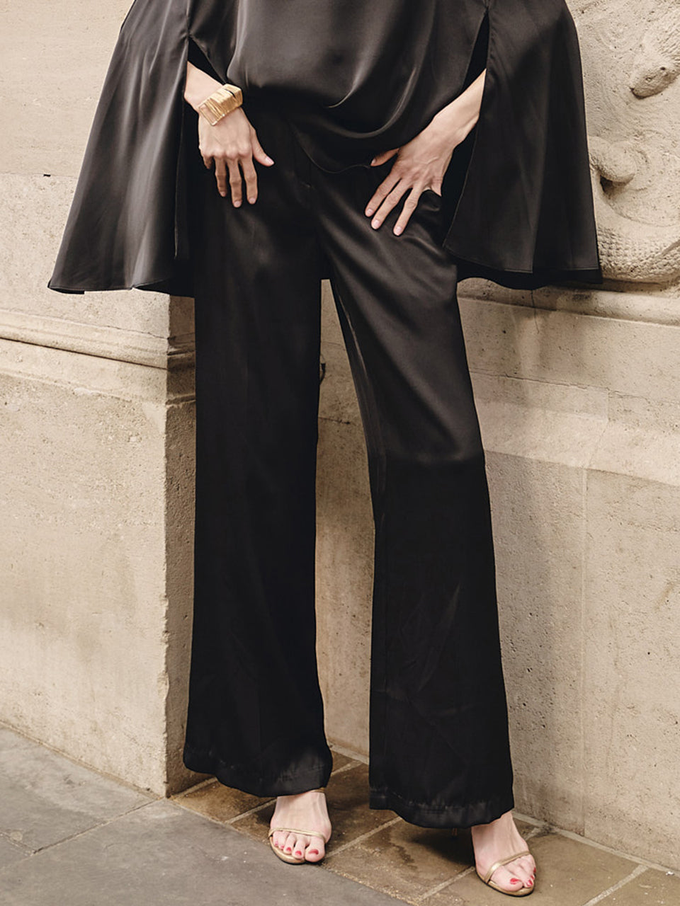 P9164 褶裥休闲裤