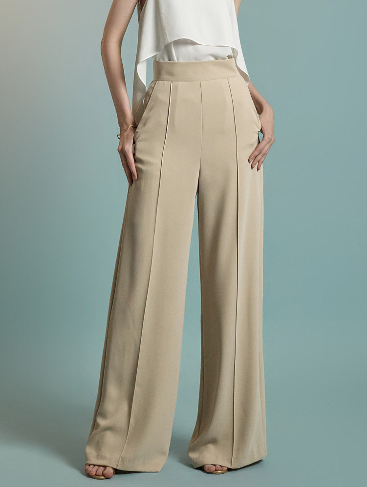 P9166 褶裥休闲裤