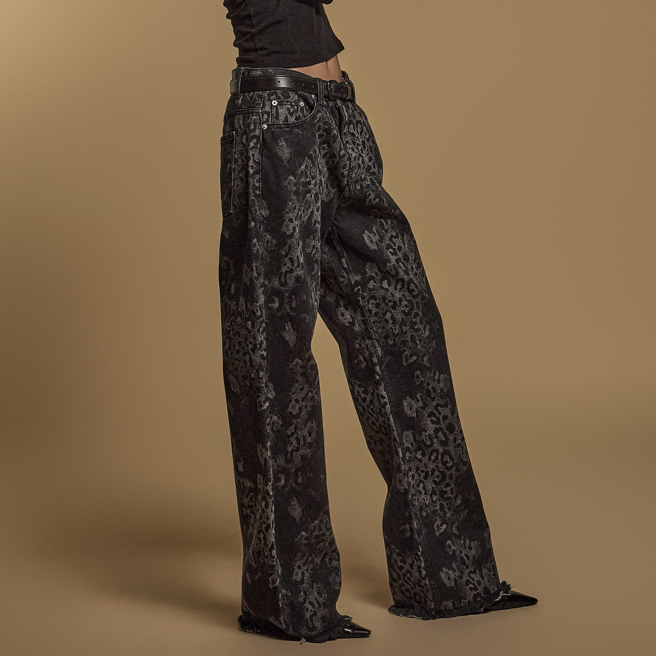 PJ554 ヒョウ柄ジーンズ *Lサイズ追加版* 