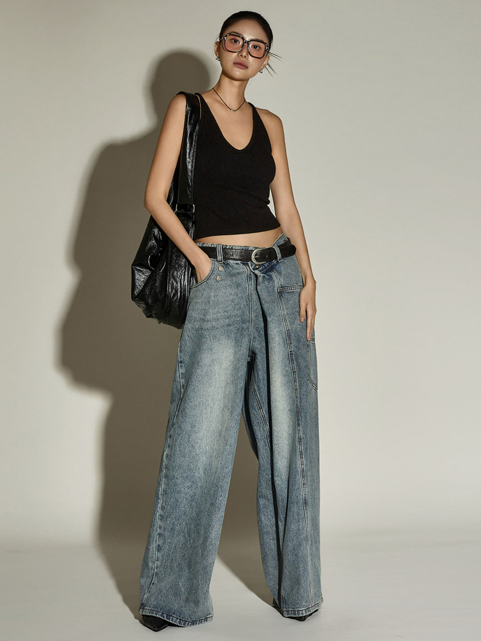 PJ599 Wide Jeans