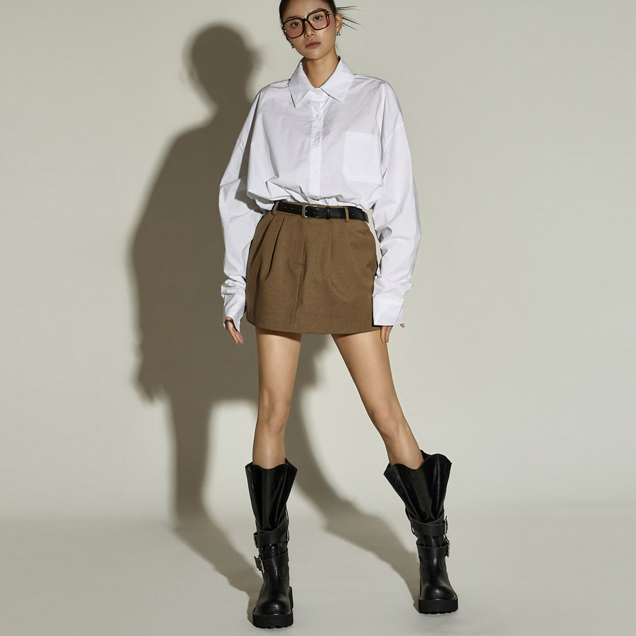 S799 Pocket Oversized Shirts