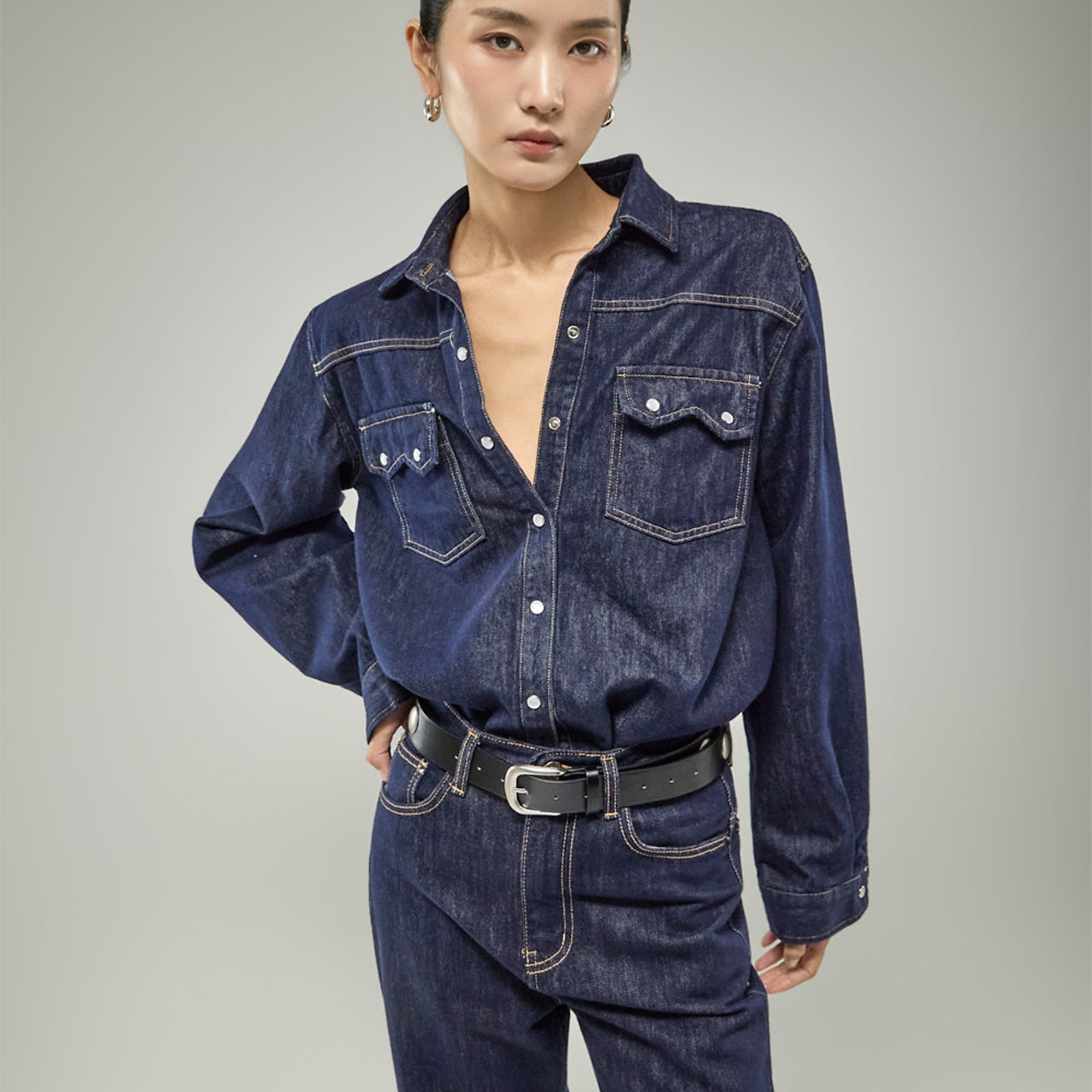 S905 西部牛仔衬衫