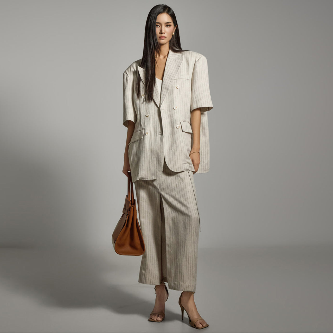 SK2979 Linen Skirt with Belt