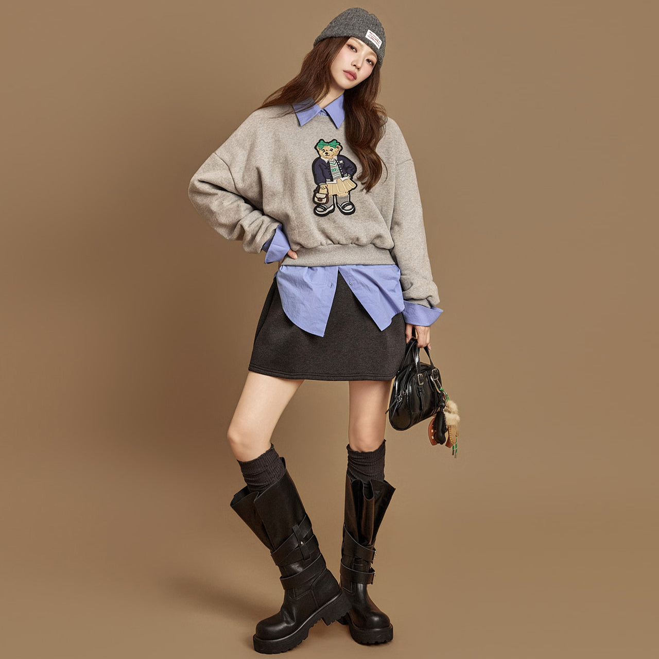 SK3119 Pintuck Skirt