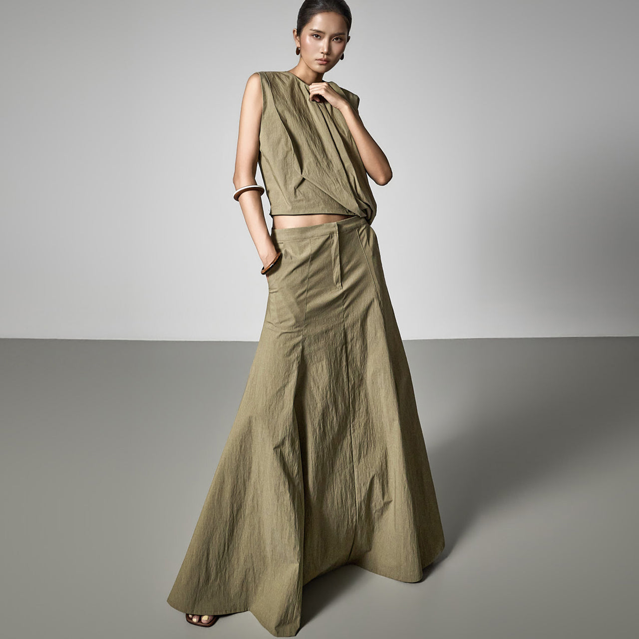 SK3210 Flow Maxi Skirt