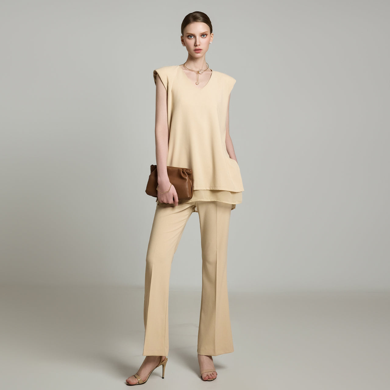 TP2150 Blouse and Slacks Set