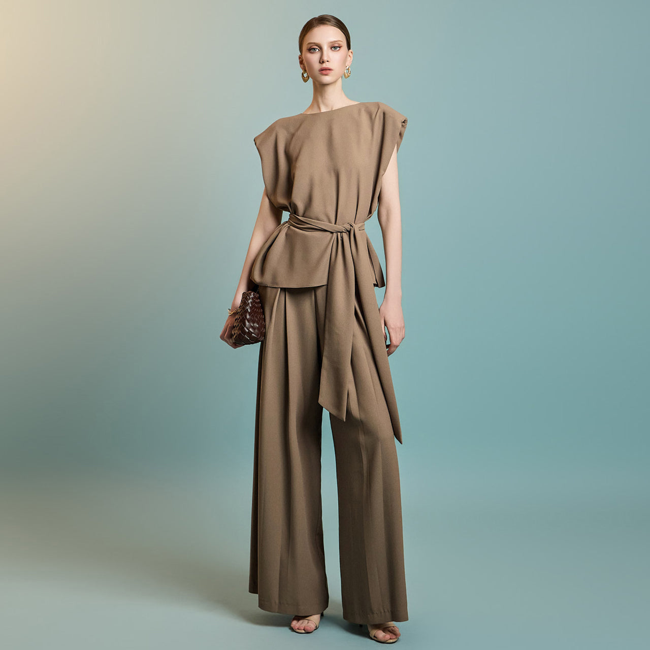 TP2165 Blouse and Slacks Set