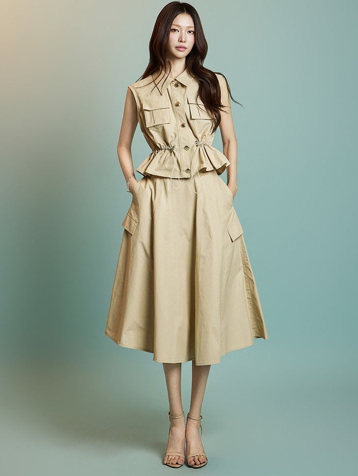 TP2190 ベスト＆スカートセット