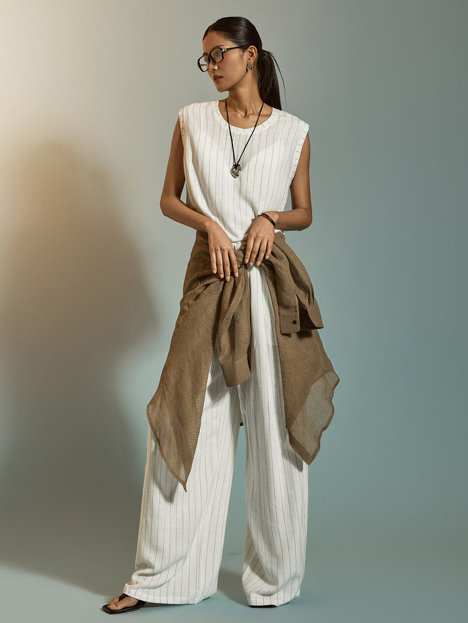 TP2196 リネントップス＆パンツセット