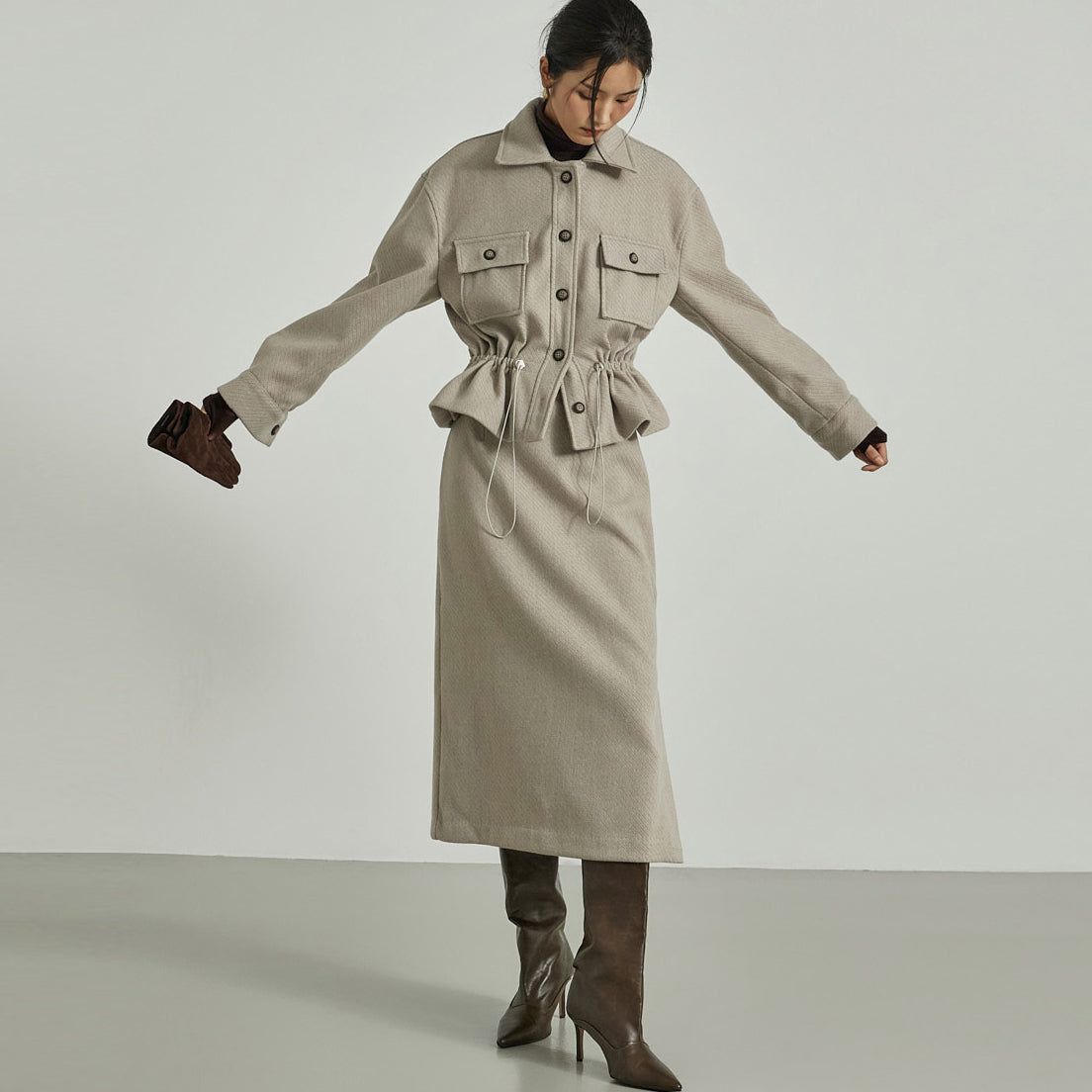 TP2293 Jacket and Skirt Set