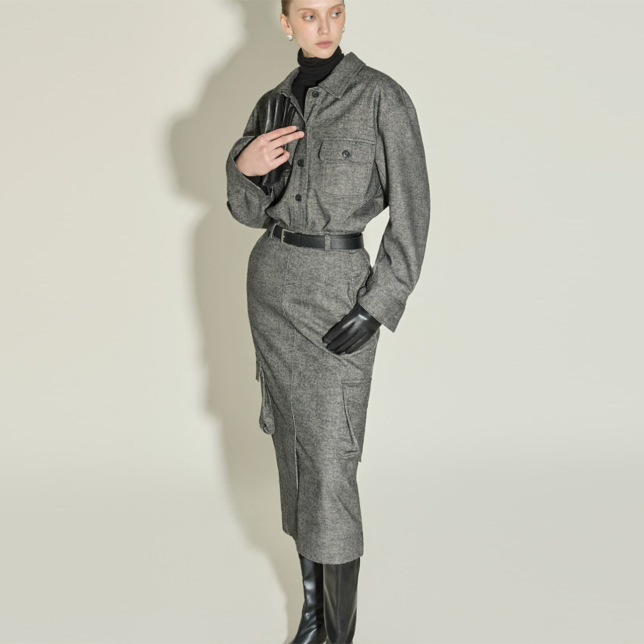 TP2305 Shirts and Skirt Set