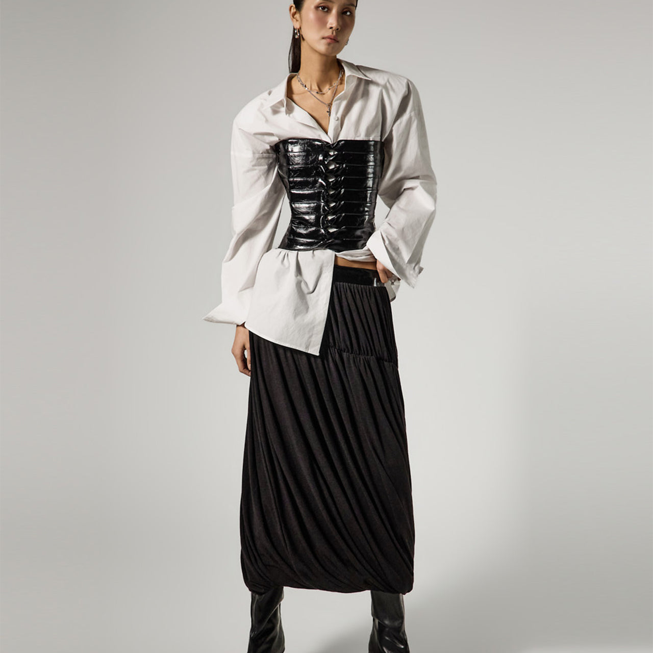 TP2340 Top and Skirt Set