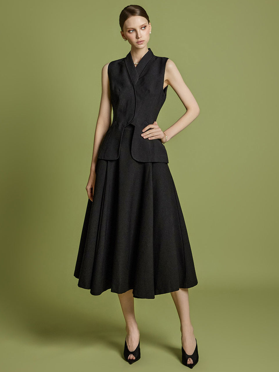 TP9148 衬衫和裙子套装