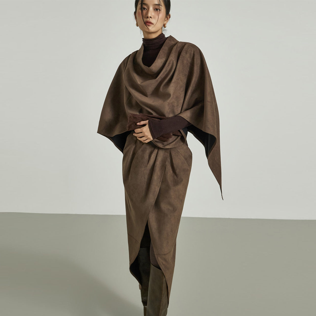 TP9192 Cape Skirt Set