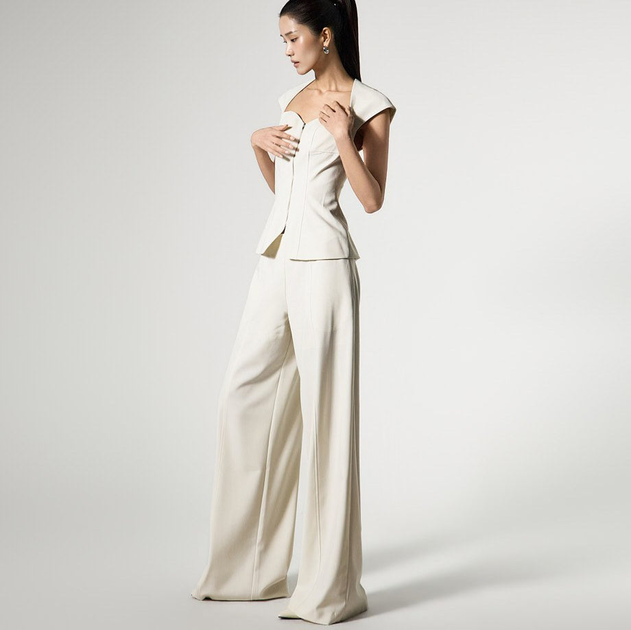 TP9206 女衬衫长裤套装